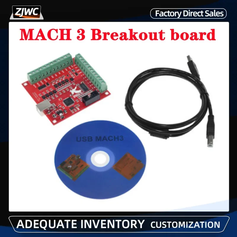 Mach3 Usb Cnc Controller 4 Axis 100Khz - Carte de dérivation du système de