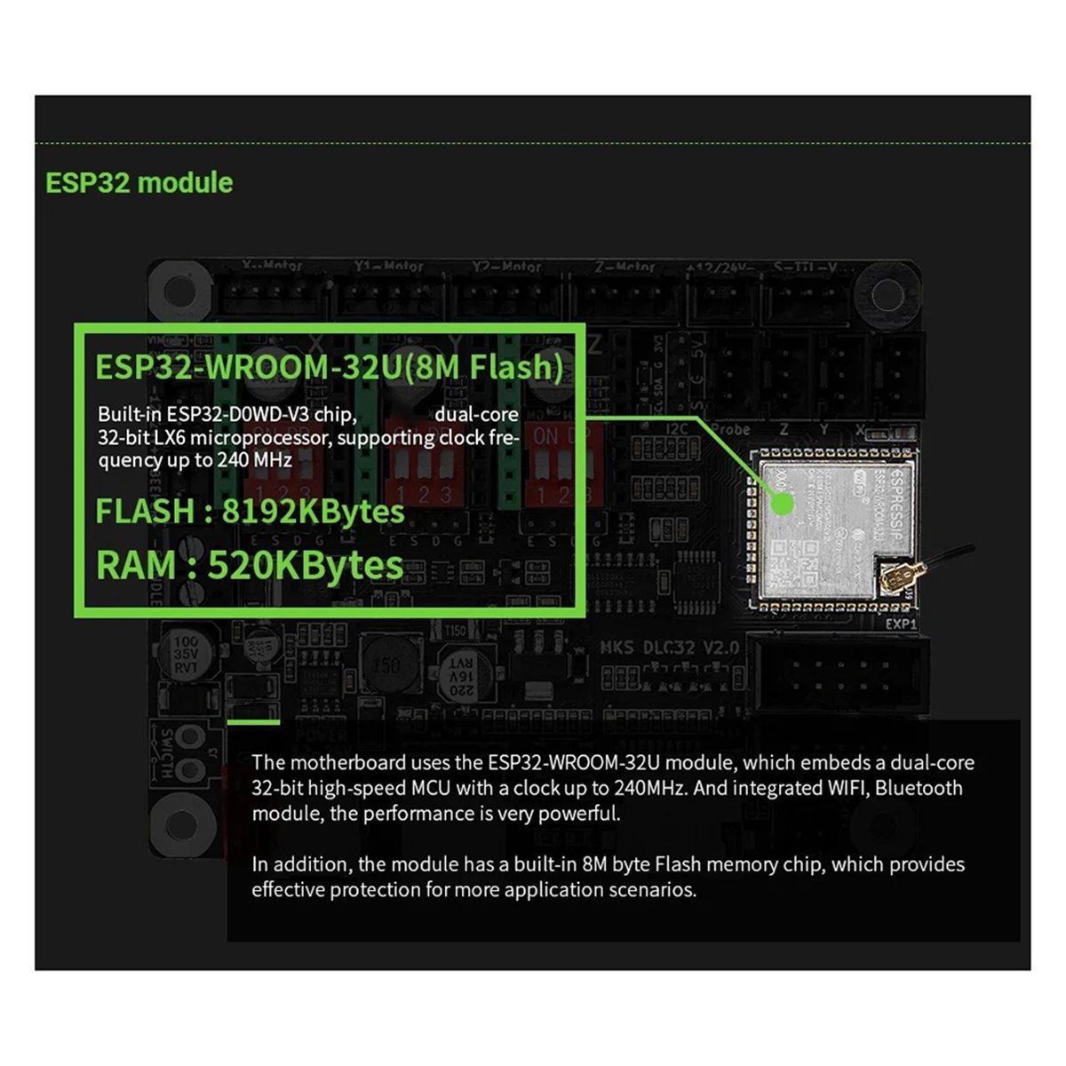 Grbl 32 Bit Control Board Offline Display - [PACK ÉCONOMIQUE] Carte de commande hors
