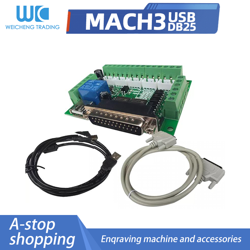 5 Axis Cnc Breakout Board Interface Mach3 - 1 ensemble d'adaptateurs d'interface CNC 5