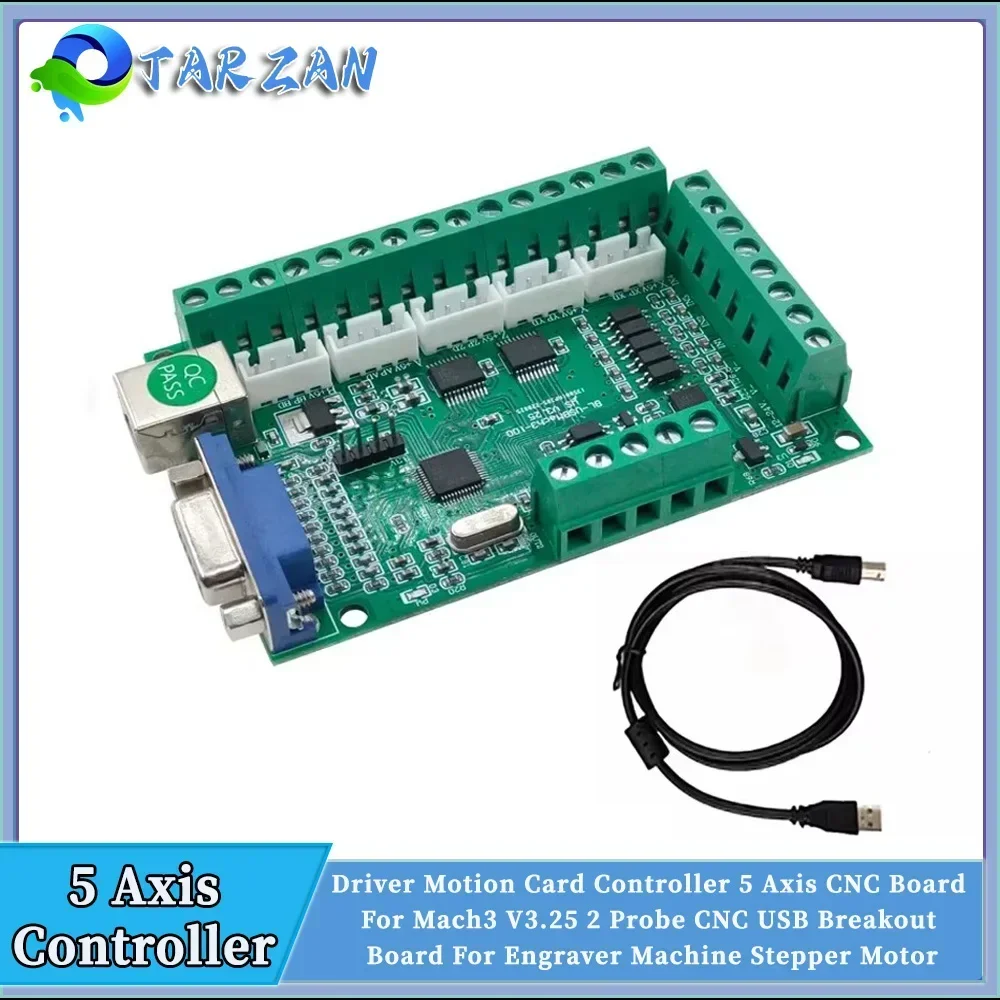 5 Axis Cnc Breakout Board Interface Mach3 - Carte d'interface Mach3 CNC 5 axes,