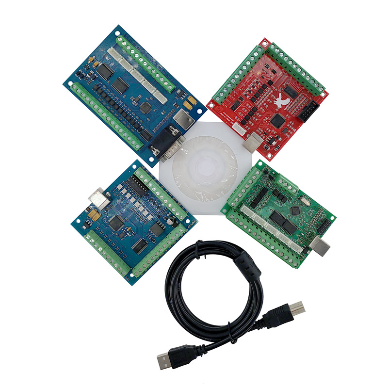 Mach3 Usb Cnc Controller 4 Axis 100Khz - 1 pièce Carte d'interface Breakout Board