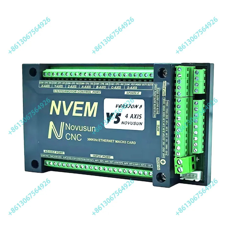 5 Axis Cnc Breakout Board Interface Mach3 - NVEM V5 Mach3 Interface Ethernet carte
