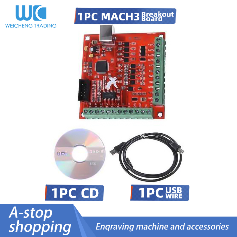Mach3 Usb Cnc Controller 4 Axis 100Khz - 1 ensemble : 1 carte de