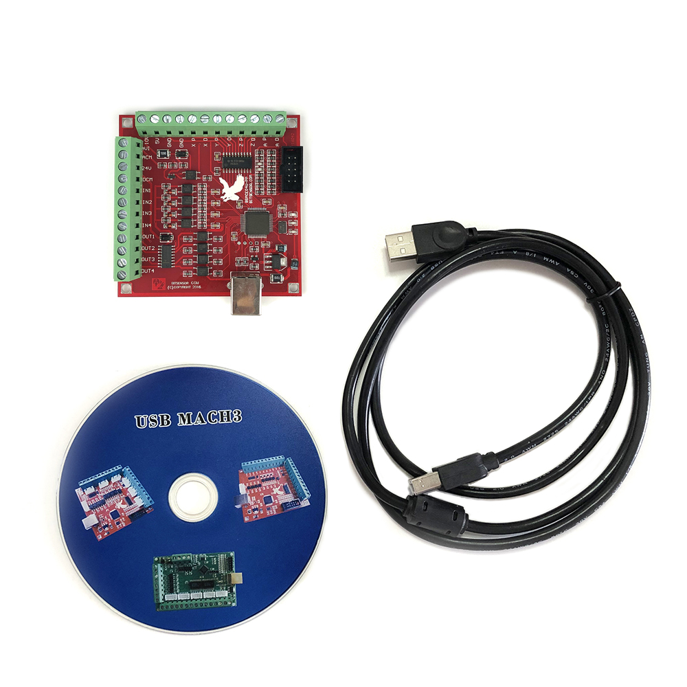 Mach3 Usb Cnc Controller 4 Axis 100Khz - Carte Mère d'Installation CNC USB MACH3