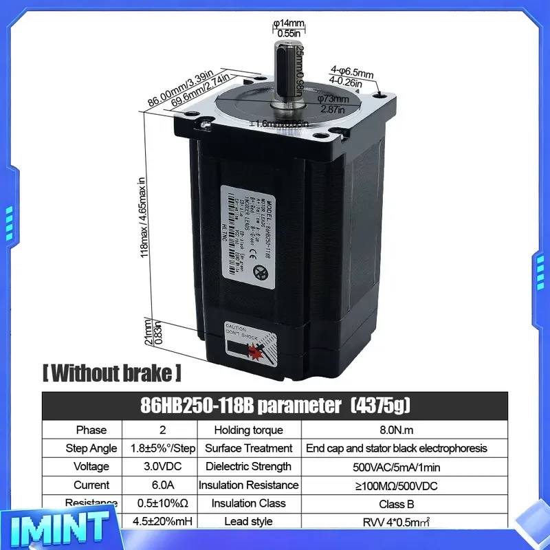 Kit de moteur pas à pas Nema 3 - Hybrid Servo Driver Nema 34 8.5Nm avis et prix