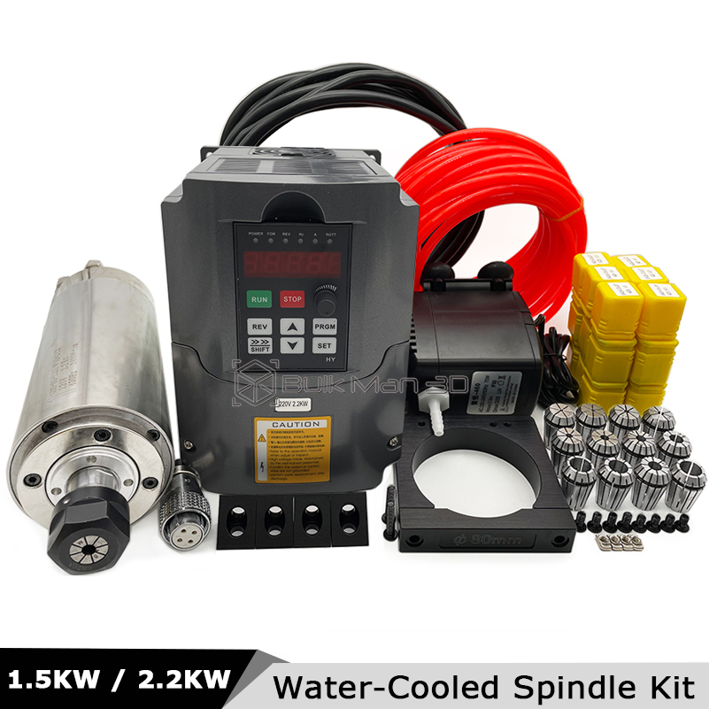 Kit de broche CNC refroidie pa - 2.2Kw Water Cooled Spindle Kit Vfd avis et prix