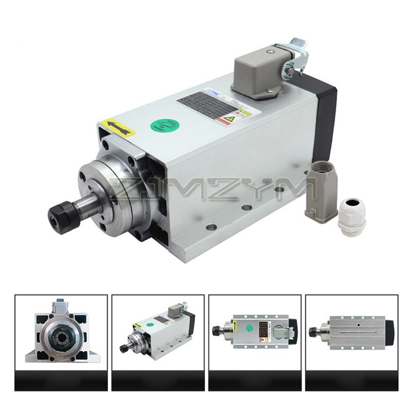 1.5KW HIZ80x73-1.5 carré refro - Air Cooled 1.5Kw Spindle Motor Inverter 110V avis et prix