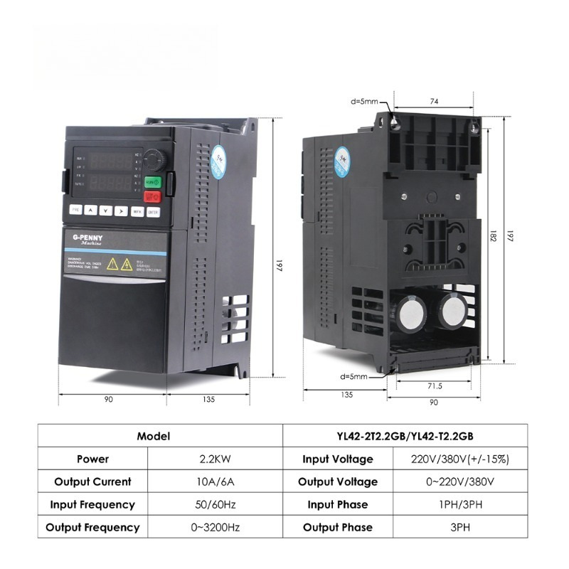 Kit de broche refroidie par ea - 2.2Kw Water Cooled Spindle Kit Vfd avis et prix