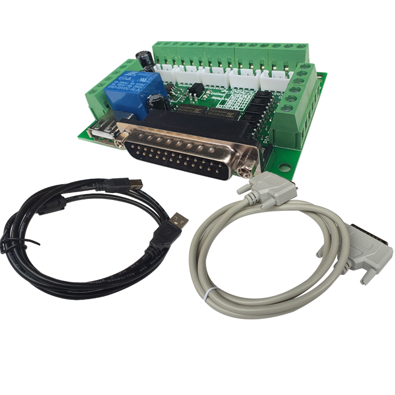 1 ensemble d'adaptateurs d'int - 5 Axis Cnc Breakout Board Interface Mach3 avis et prix