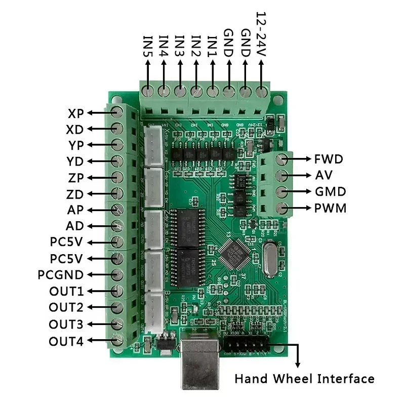 Carte d'interface 5 axes Mach3 - 5 Axis Cnc Breakout Board Interface Mach3 avis et prix