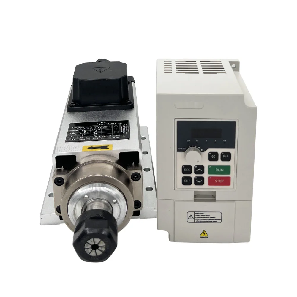 Kit moteur de broche CNC 1,5 k - Air Cooled 1.5Kw Spindle Motor Inverter 110V avis et prix
