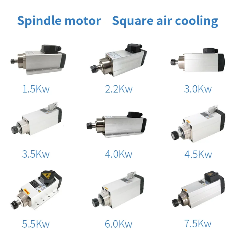 Moteur de broche Er11 110v 220 - Air Cooled 1.5Kw Spindle Motor Inverter 110V avis et prix