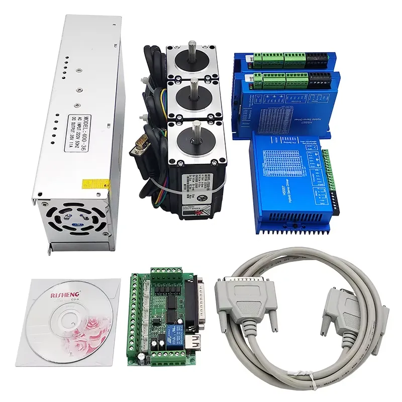 Kit CNC 3 axes 2N.m Nema23, mo - Nema 23 Closed Loop Stepper Motor Driver Kit avis et prix