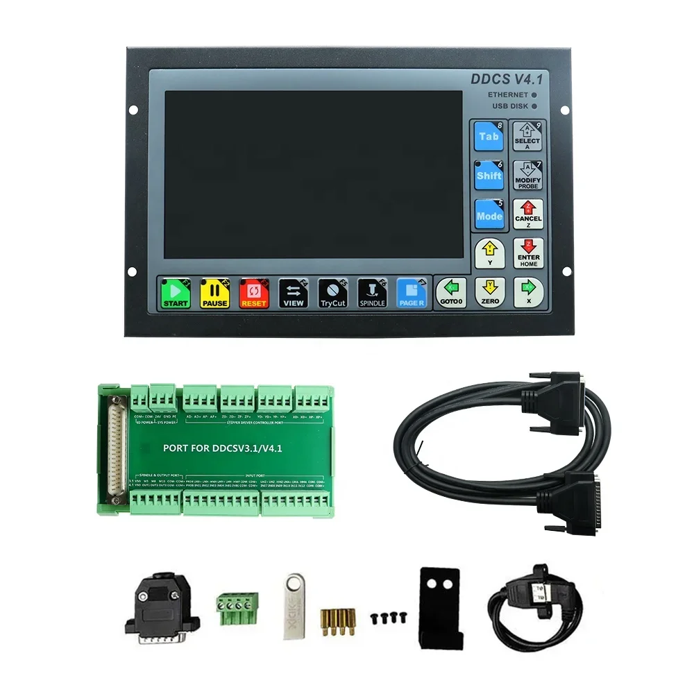 Contrôleur CNC HLTNC DDCS V4.1 - Ddcs V4.1 4 Axis Cnc Offline Controller avis et prix