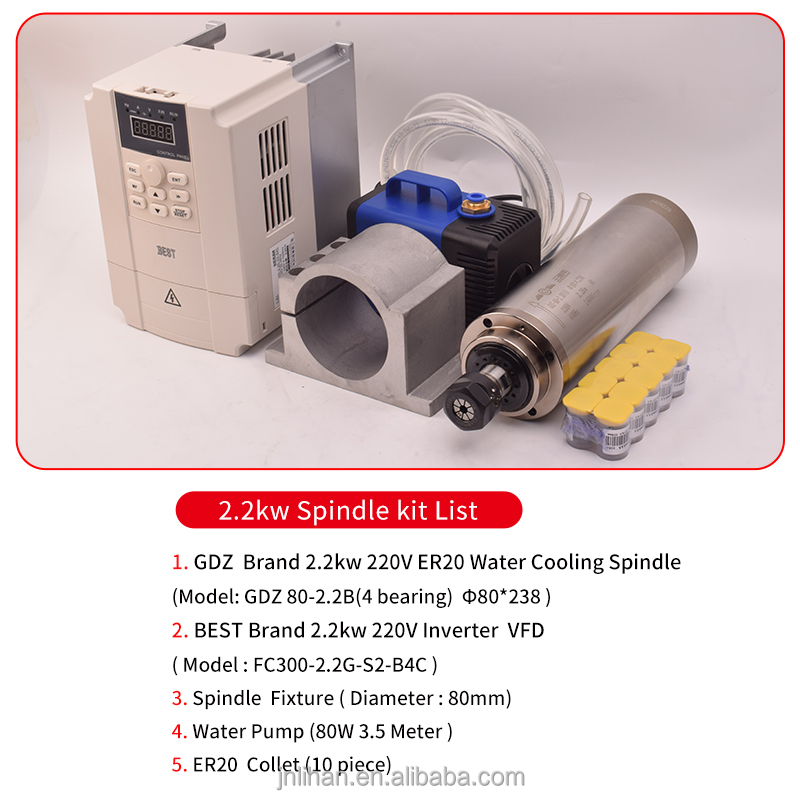 Kit d'Inverseur VFD pour Moteu - 2.2Kw Water Cooled Spindle Kit Vfd avis et prix