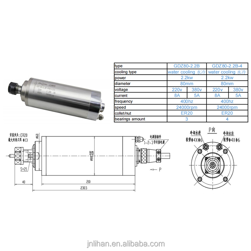 Kit d'Inverseur VFD pour Moteu - 2.2Kw Water Cooled Spindle Kit Vfd avis et prix