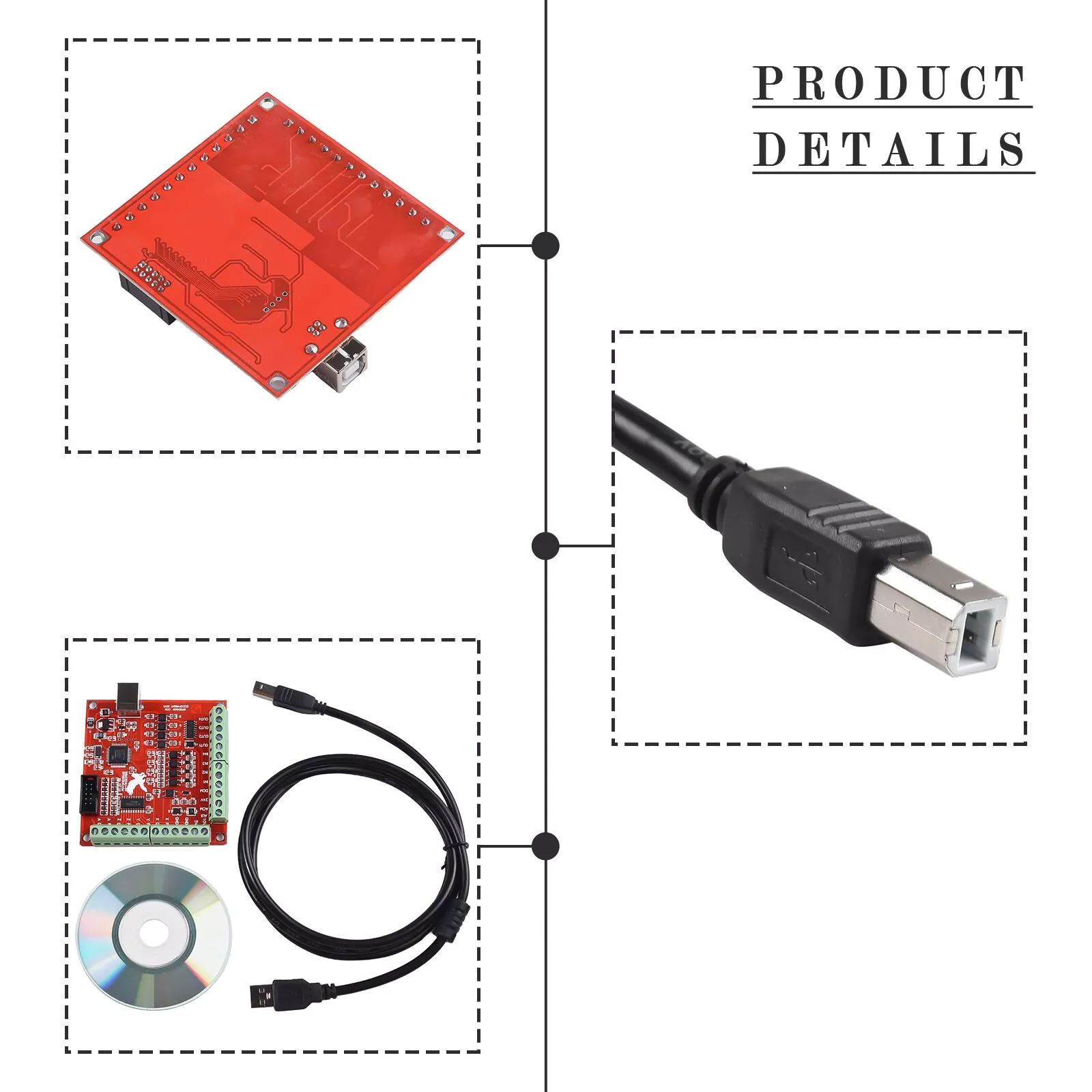 Carte de contrôle de mouvement - Mach3 Usb Cnc Controller 4 Axis 100Khz avis et prix