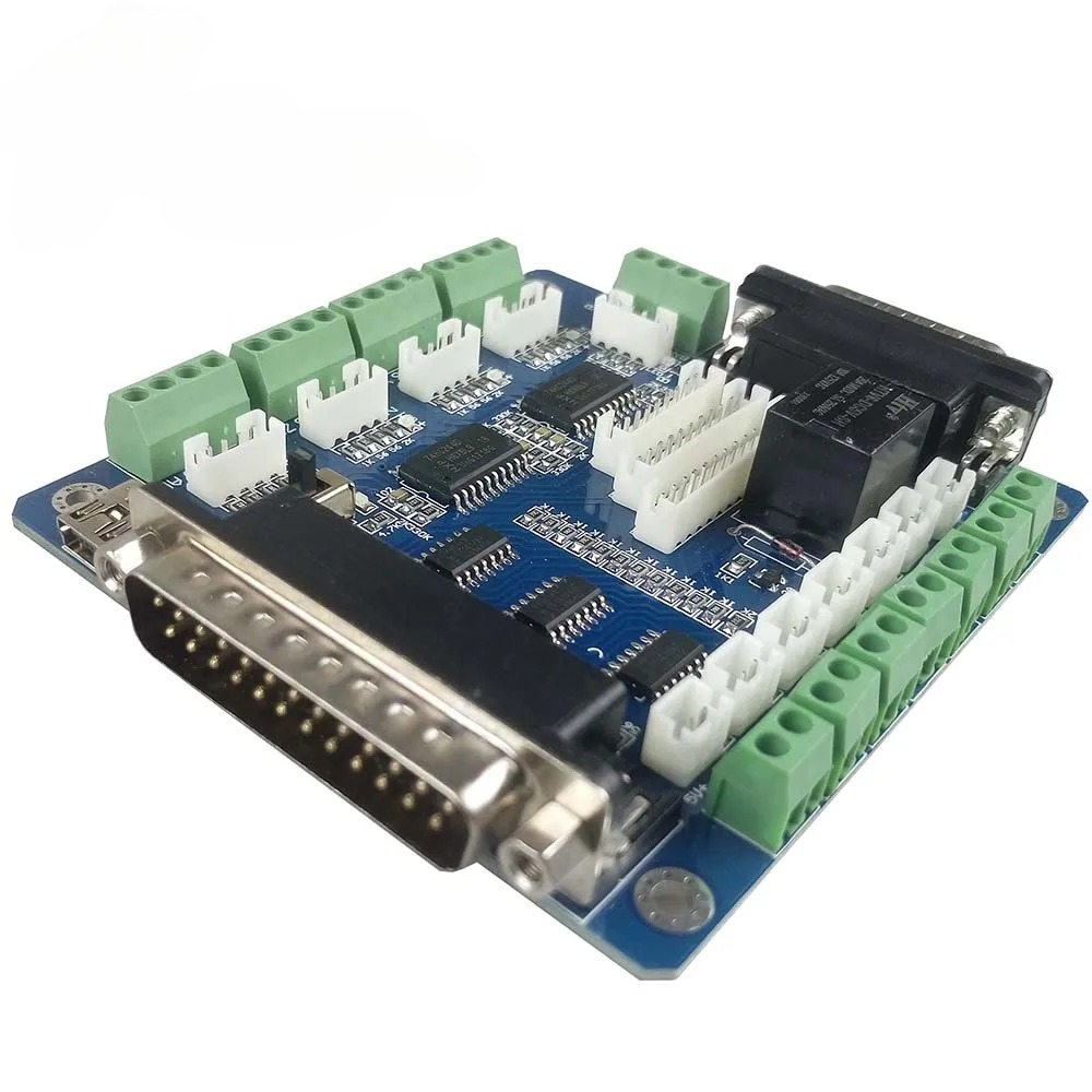 Carte de contrôle CNC Mach3 5  - 5 Axis Cnc Breakout Board Interface Mach3 avis et prix