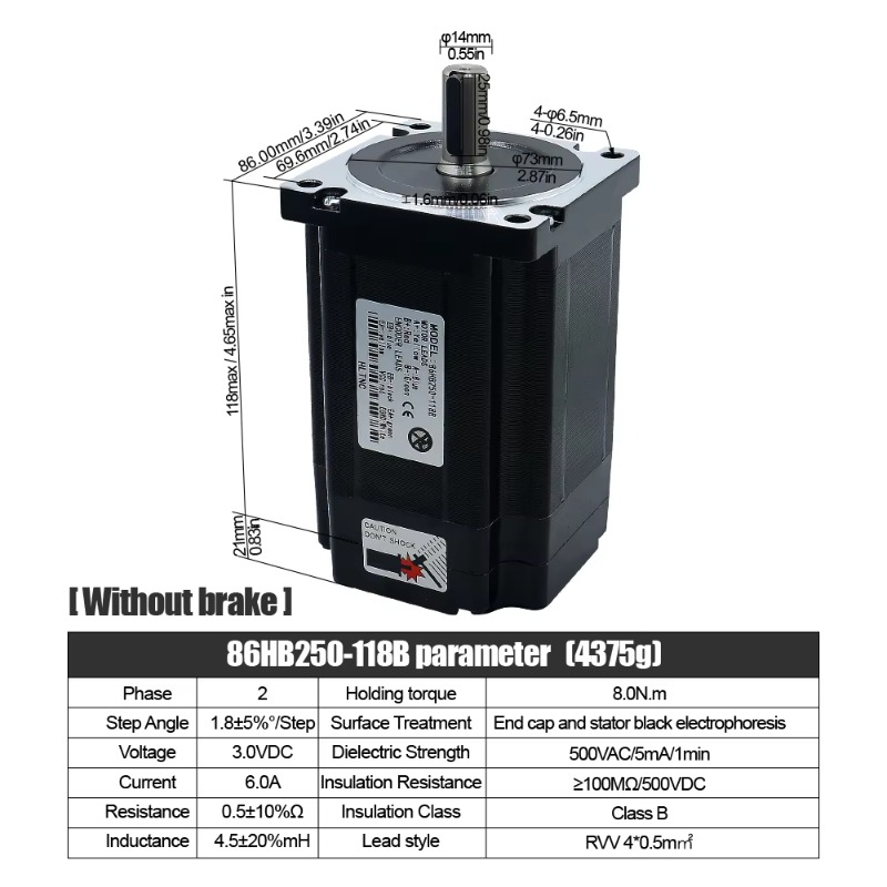 Kit de moteur pas à pas Nema 3 - Hybrid Servo Driver Nema 34 8.5Nm avis et prix